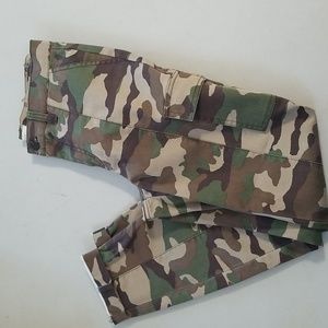 J. Crew Cropped Camo Pants Size 26